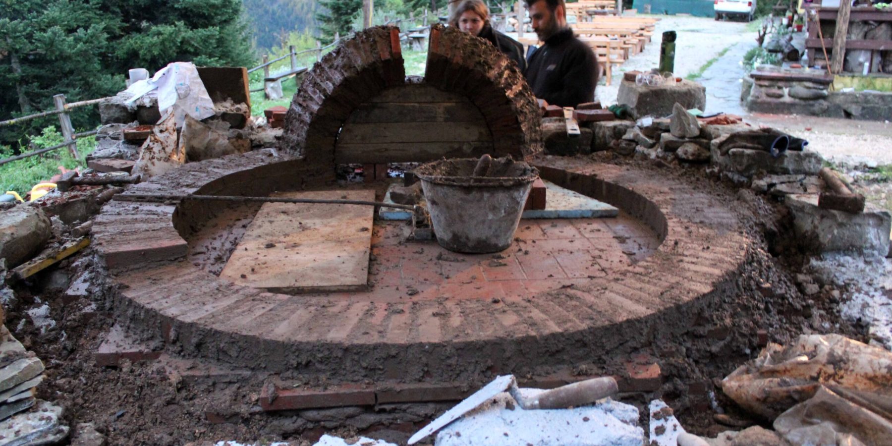 Building the oven dome_SH