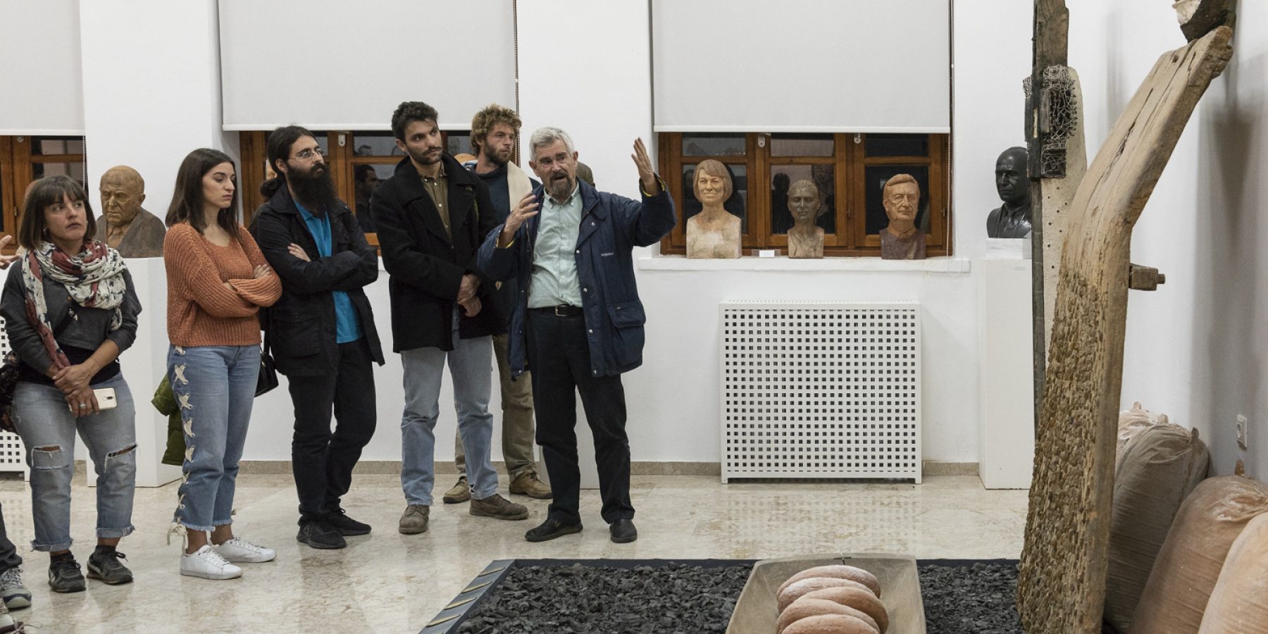KALDERIMI X2, Stone construction workshop at Plaka Bridge, organised by Boulouki. Boulouki is an interdisciplinary group aiming to stury,  preserve and promote traditional building technics. Plaka Bridge Tzoumerka, October 2019.