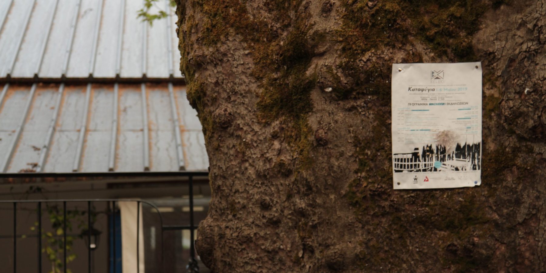 Programme poster in the village_SH