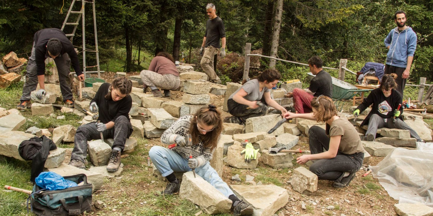 Stone chisel process_SH